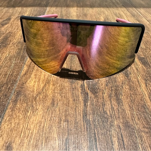 Blenders Miss Hannah Eclipse X2 Sunglasses Matte Black-Polarized Pink NWT main image 11